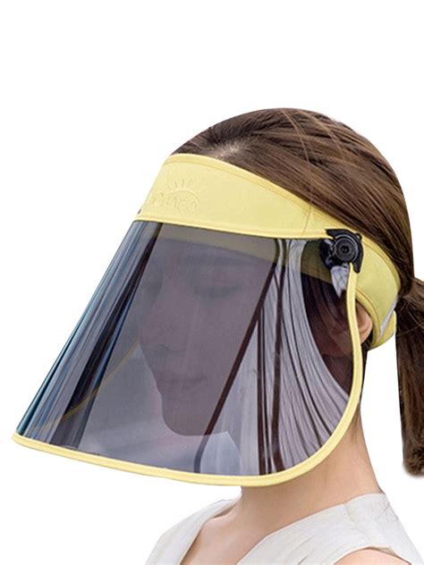 sun hat with face shield